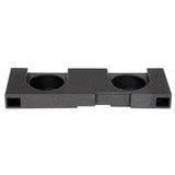 QPOWER QBOMB DUAL 12″ EMPTY WOOFER BOX ENCLOSURE FOR CHEVY GMC CREW CAB ’14-’18