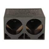 QPower QBOMB Dual 10″ Triangular Ported Vented Sub Woofer Enclosure Box