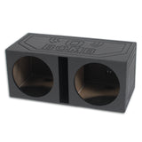 QPower QBOMB Dual 15″ Slot Ported Vented Empty Sub Woofer Enclosure Box