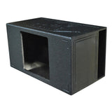 Qpower QBOMB Single 15" Large Side Ported Subwoofer Enclosure Box w/ Square Hole