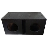 QPower QBOMB Dual 8″ Slot Ported Vented Empty Sub Woofer Enclosure Box