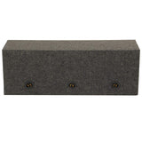 QPOWER HD12 3HOLE TRIPLE 12″ HOLE SEALED HEAVY DUTY EMPTY WOOFER BOX ENCLOSURE