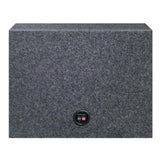 QPower Single 12″ Sealed Angled Empty Woofer Boxes (Pair)