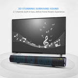 Arvicka R7000 Home Theater Sound Bar Surround Sound Speaker With Bluetooth