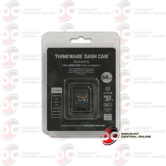 THINKWARE SMU64 64GB DASH CAM UHS-I MICRO SDXC CARD