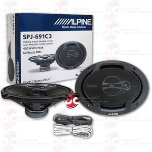 Alpine SPJ-691C3 6x9" 2-way Car Coaxial Speakers