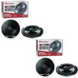 PIONEER TS-G1620F 6.5" 2-WAY CAR COAXIAL SPEAKERS (2 PAIRS)