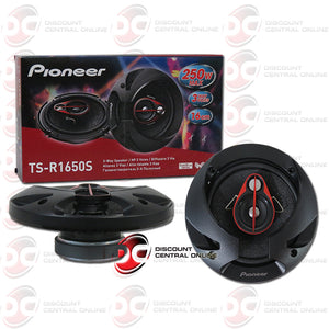Pioneer TS-R1650S 6.5-inch Car Audio 3-way Coaxial Speakers (Pair)