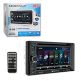 Soundstream VR-624B 2-DIN 6.2" CD DVD Car Stereo with Bluetooth