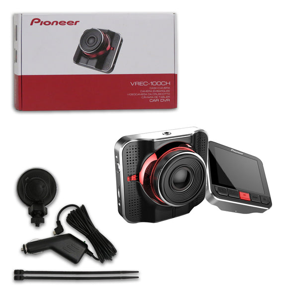 Pioneer VREC-100CH Full HD Car Dash Camera Driving Data Recorder w/ 2.7